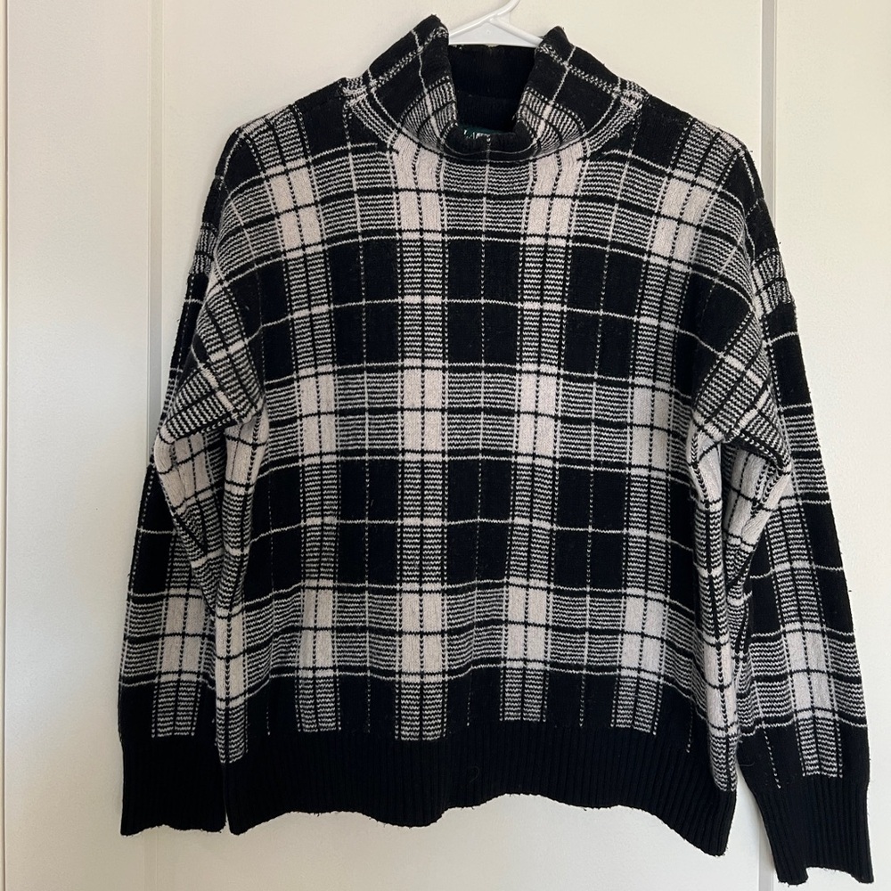 Ralph Lauren Plaid Turtleneck